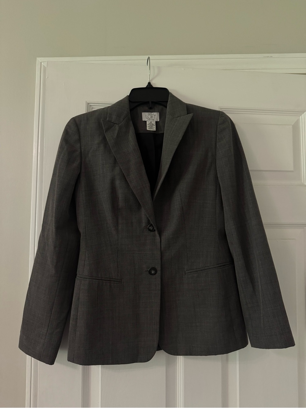 Women’s Gray Wool Blazer